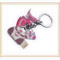 Beutel Form USB-Feder-Antrieb Keychain Gadget USB-Blitz-Antrieb (ED013)